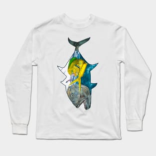 Giant Trevally and Mahi Mahi Long Sleeve T-Shirt